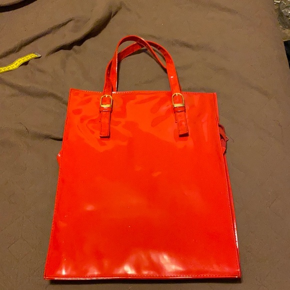 Handbags - Red Latex Bag